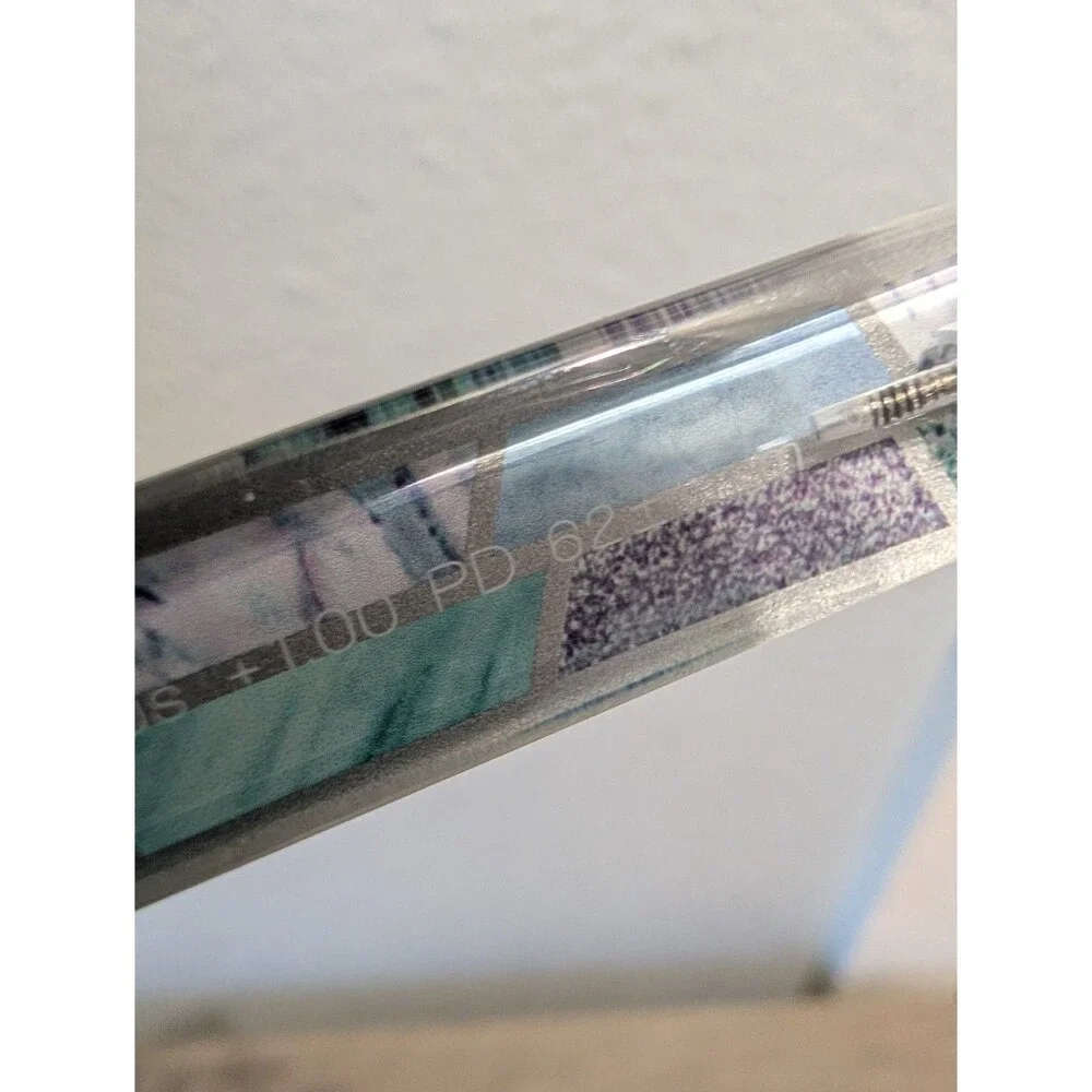 Peepers Enter Stage Left Clear Blue Pattern Eyeglass Frames